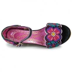 Chaussures Femme Sandales et Nu-pieds Irregular Choice POSIE PICKING Noir -Sandales Soldes Boutique 21420870 500 F