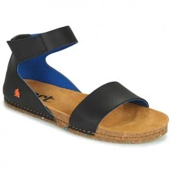 Chaussures Femme Sandales et Nu-pieds Art CRETA Noir