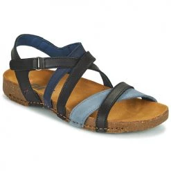 Chaussures Femme Sandales et Nu-pieds Art I BREATHE Noir / Bleu