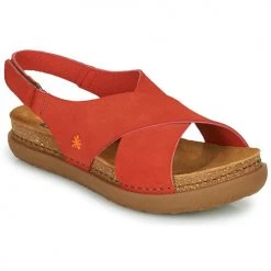 Chaussures Femme Sandales et Nu-pieds Art RHODES Rouge