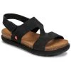 Chaussures Femme Sandales et Nu-pieds Art RHODES Noir