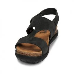 Chaussures Femme Sandales et Nu-pieds Art RHODES Noir -Sandales Soldes Boutique 21424543 500 C