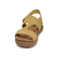 Chaussures Femme Sandales et Nu-pieds Art RHODES Moutarde -Sandales Soldes Boutique 21424544 500 C