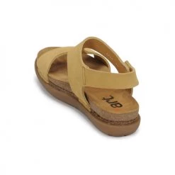 Chaussures Femme Sandales et Nu-pieds Art RHODES Moutarde -Sandales Soldes Boutique 21424544 500 E