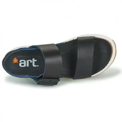 Chaussures Femme Sandales et Nu-pieds Art MYKONOS Noir -Sandales Soldes Boutique 21424548 500 F