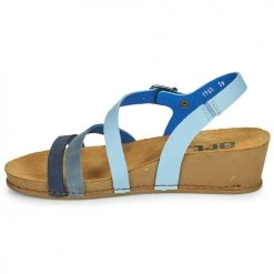 Chaussures Femme Sandales et Nu-pieds Art I LIVE Bleu -Sandales Soldes Boutique 21424550 500 D