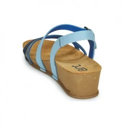 Chaussures Femme Sandales et Nu-pieds Art I LIVE Bleu -Sandales Soldes Boutique 21424550 500 E