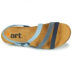 Chaussures Femme Sandales et Nu-pieds Art I LIVE Bleu -Sandales Soldes Boutique 21424550 500 F