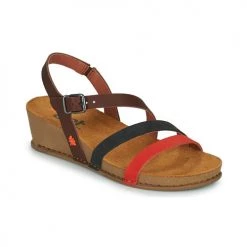 Chaussures Femme Sandales et Nu-pieds Art I LIVE Marron / Rouge