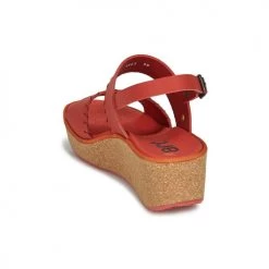 Chaussures Femme Sandales et Nu-pieds Art PARMA Rouge -Sandales Soldes Boutique 21424556 500 E