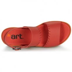 Chaussures Femme Sandales et Nu-pieds Art PARMA Rouge -Sandales Soldes Boutique 21424556 500 F