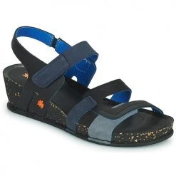 Chaussures Femme Sandales et Nu-pieds Art I IMAGINE Noir / Bleu