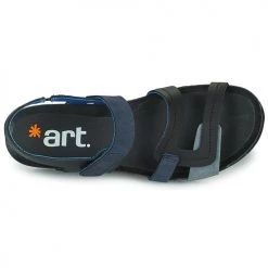 Chaussures Femme Sandales et Nu-pieds Art I IMAGINE Noir / Bleu -Sandales Soldes Boutique 21424559 500 F