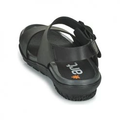 Chaussures Femme Sandales et Nu-pieds Art ANTIBES Noir -Sandales Soldes Boutique 21424562 500 E