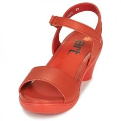 Chaussures Femme Sandales et Nu-pieds Art ALFAMA Rouge -Sandales Soldes Boutique 21424564 500 C
