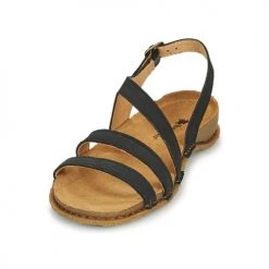 Chaussures Femme Sandales et Nu-pieds El Naturalista PLANGLAO Noir -Sandales Soldes Boutique 21426788 500 C