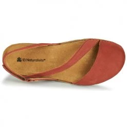 Chaussures Femme Sandales et Nu-pieds El Naturalista PLANGLAO Rouge -Sandales Soldes Boutique 21426791 500 F