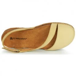 Chaussures Femme Sandales et Nu-pieds El Naturalista PLANGLAO Jaune -Sandales Soldes Boutique 21426793 500 F