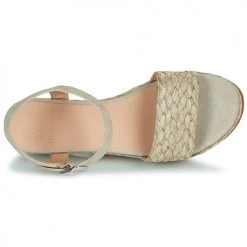 Chaussures Femme Sandales et Nu-pieds Unisa GODELL Beige -Sandales Soldes Boutique 21426863 500 F