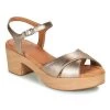 Chaussures Femme Sandales et Nu-pieds Unisa IRAM Champagne