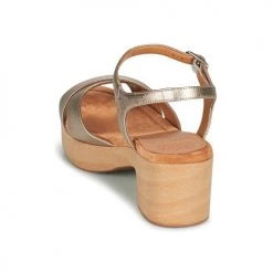 Chaussures Femme Sandales et Nu-pieds Unisa IRAM Champagne -Sandales Soldes Boutique 21426867 500 E