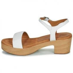 Chaussures Femme Sandales et Nu-pieds Unisa IRITA Blanc -Sandales Soldes Boutique 21426870 500 D