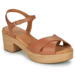 Chaussures Femme Sandales et Nu-pieds Unisa IRAM Camel