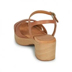 Chaussures Femme Sandales et Nu-pieds Unisa IRAM Camel -Sandales Soldes Boutique 21426871 500 E