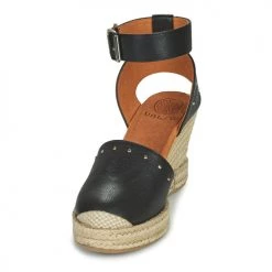 Chaussures Femme Sandales et Nu-pieds Unisa CAVIA Noir -Sandales Soldes Boutique 21426872 500 C