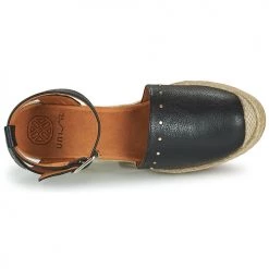 Chaussures Femme Sandales et Nu-pieds Unisa CAVIA Noir -Sandales Soldes Boutique 21426872 500 F