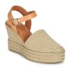 Chaussures Femme Sandales et Nu-pieds Unisa CIRIA Beige