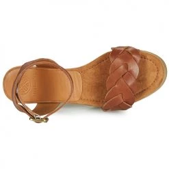 Chaussures Femme Sandales et Nu-pieds Unisa ICETA Marron -Sandales Soldes Boutique 21426878 500 F