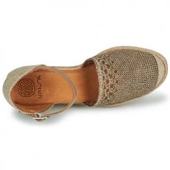 Chaussures Femme Sandales et Nu-pieds Unisa CADAL Beige / Doré -Sandales Soldes Boutique 21426879 500 F