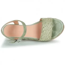 Chaussures Femme Sandales et Nu-pieds Unisa GODELL Vert -Sandales Soldes Boutique 21426884 500 F