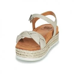 Chaussures Femme Sandales et Nu-pieds Unisa COPLA Ecru -Sandales Soldes Boutique 21426885 500 C