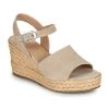 Chaussures Femme Sandales et Nu-pieds Unisa MALTE Nude