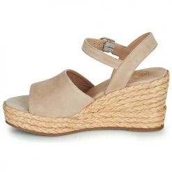 Chaussures Femme Sandales et Nu-pieds Unisa MALTE Nude -Sandales Soldes Boutique 21426886 500 D