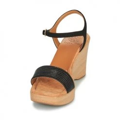 Chaussures Femme Sandales et Nu-pieds Unisa RITA Noir -Sandales Soldes Boutique 21426888 500 C