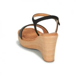 Chaussures Femme Sandales et Nu-pieds Unisa RITA Noir -Sandales Soldes Boutique 21426888 500 E