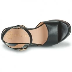 Chaussures Femme Sandales et Nu-pieds Unisa LIXA Noir -Sandales Soldes Boutique 21426898 500 F