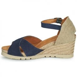 Chaussures Femme Sandales et Nu-pieds Unisa MANA Marine -Sandales Soldes Boutique 21426899 500 D