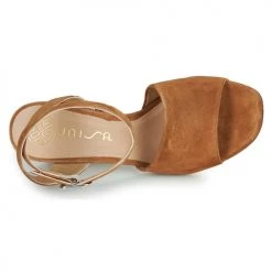 Chaussures Femme Sandales et Nu-pieds Unisa SAPORO Camel -Sandales Soldes Boutique 21426905 500 F