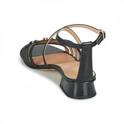Chaussures Femme Sandales et Nu-pieds Unisa DURUN Noir -Sandales Soldes Boutique 21426907 500 E