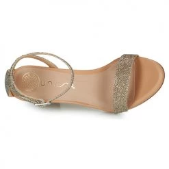 Chaussures Femme Sandales et Nu-pieds Unisa WAK Doré -Sandales Soldes Boutique 21426908 500 F