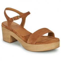 Chaussures Femme Sandales et Nu-pieds Unisa IRITA Camel