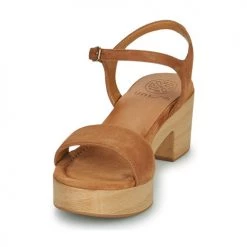 Chaussures Femme Sandales et Nu-pieds Unisa IRITA Camel -Sandales Soldes Boutique 21426910 500 C