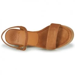 Chaussures Femme Sandales et Nu-pieds Unisa IRITA Camel -Sandales Soldes Boutique 21426910 500 F