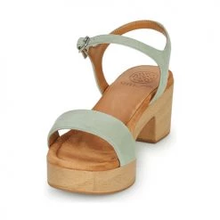 Chaussures Femme Sandales et Nu-pieds Unisa IRITA Vert / Pale -Sandales Soldes Boutique 21426911 500 C
