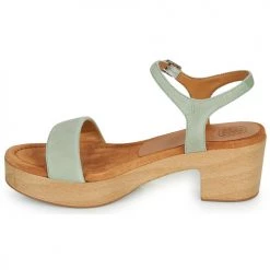 Chaussures Femme Sandales et Nu-pieds Unisa IRITA Vert / Pale -Sandales Soldes Boutique 21426911 500 D