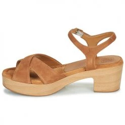 Chaussures Femme Sandales et Nu-pieds Unisa IRAM Camel -Sandales Soldes Boutique 21426912 500 D